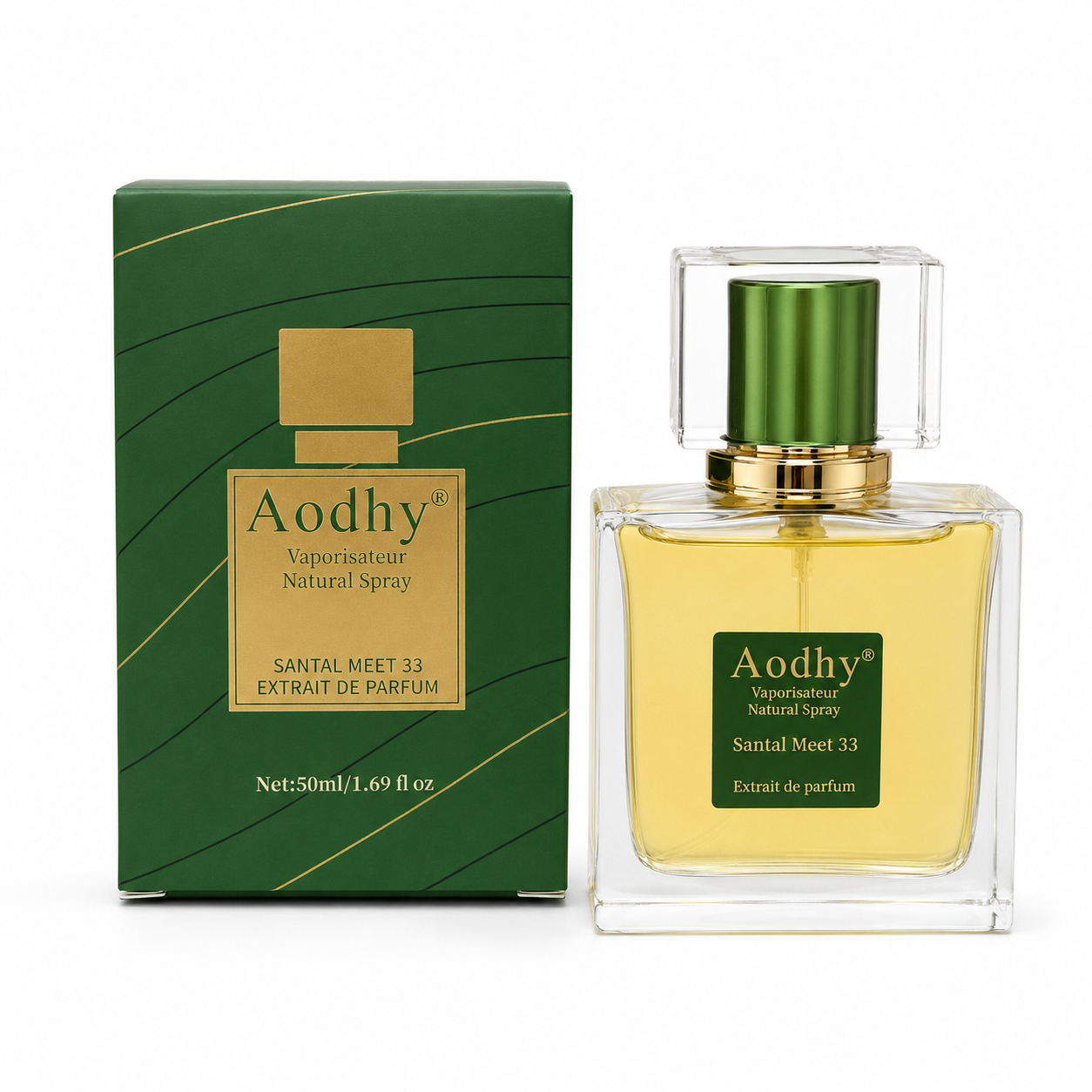 Aodhy Sandalwood 33 | Long-Lasting Woody Unisex Perfume – 50ml 1.76 oz