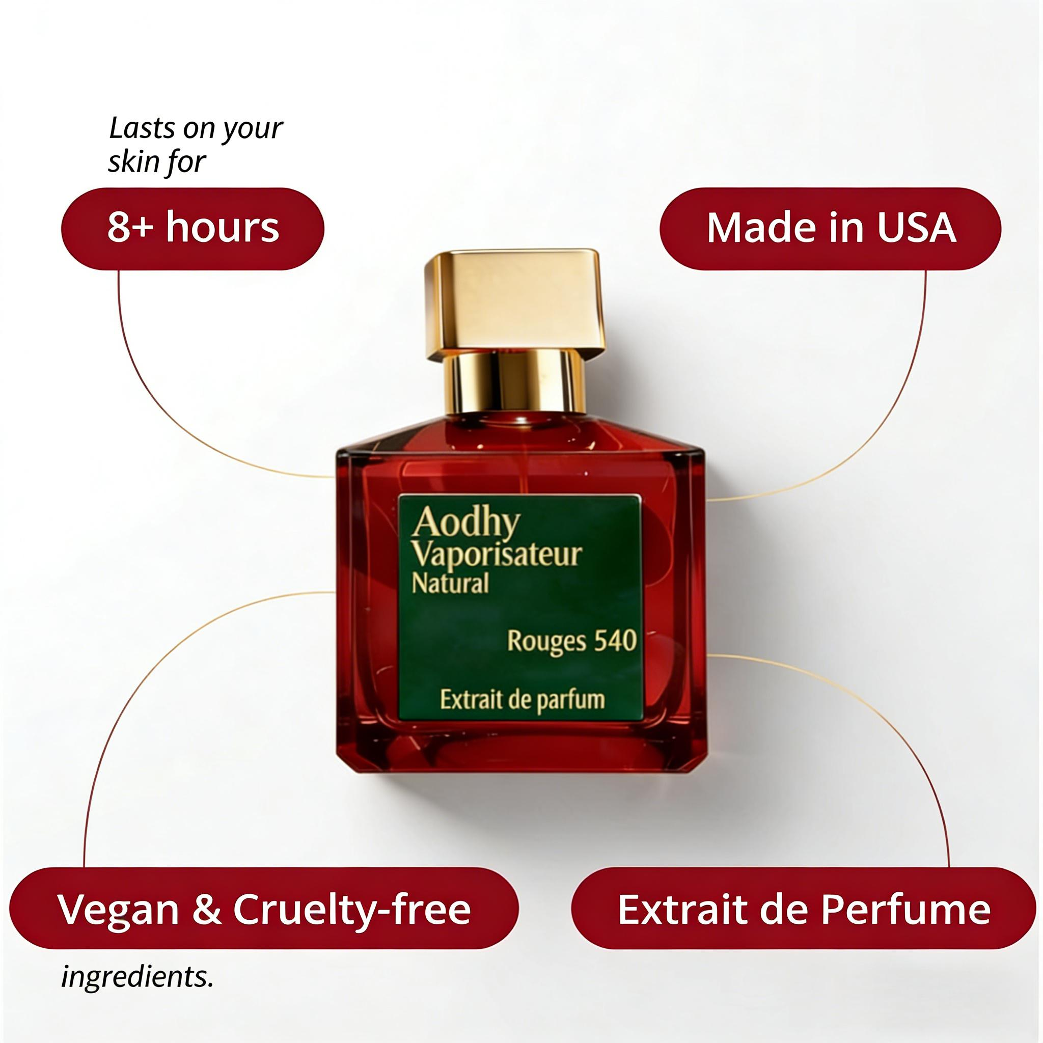 Aodhy Ruby 540 Perfume 100ml Eau de Cologne Long-Lasting Fragrance